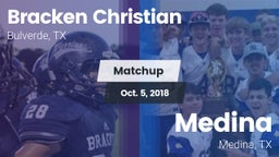 Matchup: Bracken Christian vs. Medina  2018