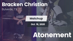 Matchup: Bracken Christian vs. Atonement 2020
