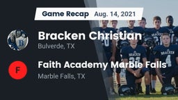 Recap: Bracken Christian  vs. Faith Academy Marble Falls 2021