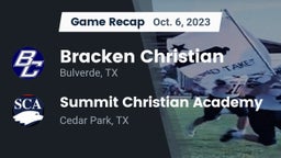 Recap: Bracken Christian  vs. Summit Christian Academy  2023