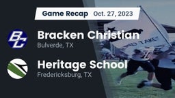 Recap: Bracken Christian  vs. Heritage School 2023