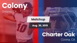 Matchup: Colony  vs. Charter Oak  2019