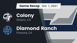 Recap: Colony  vs. Diamond Ranch  2021