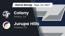 Recap: Colony  vs. Jurupa Hills  2021