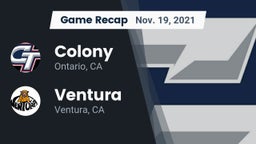 Recap: Colony  vs. Ventura  2021