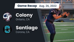 Recap: Colony  vs. Santiago  2022