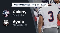 Recap: Colony  vs. Ayala  2023