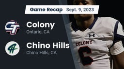 Recap: Colony  vs. Chino Hills  2023