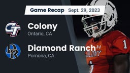 Recap: Colony  vs. Diamond Ranch  2023
