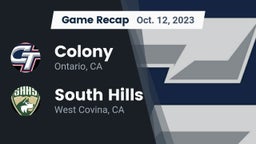 Recap: Colony  vs. South Hills  2023