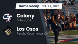 Recap: Colony  vs. Los Osos  2023