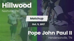 Matchup: Hillwood vs. Pope John Paul II  2017