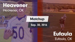 Matchup: Heavener vs. Eufaula  2016