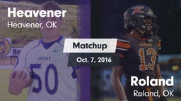 Matchup: Heavener vs. Roland  2016