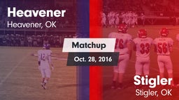 Matchup: Heavener vs. Stigler  2016