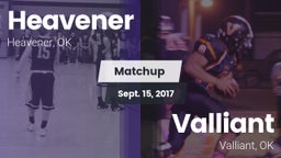 Matchup: Heavener vs. Valliant  2017