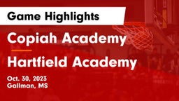 Copiah Academy  vs Hartfield Academy  Game Highlights - Oct. 30, 2023