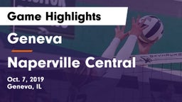 Geneva  vs Naperville Central  Game Highlights - Oct. 7, 2019