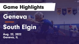 Geneva  vs South Elgin  Game Highlights - Aug. 22, 2022
