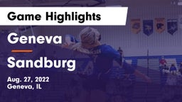 Geneva  vs Sandburg  Game Highlights - Aug. 27, 2022