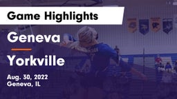 Geneva  vs Yorkville  Game Highlights - Aug. 30, 2022