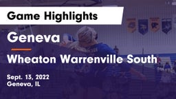 Geneva  vs Wheaton Warrenville South Game Highlights - Sept. 13, 2022