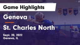 Geneva  vs St. Charles North  Game Highlights - Sept. 20, 2022