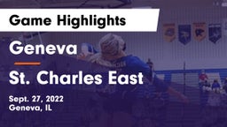 Geneva  vs St. Charles East  Game Highlights - Sept. 27, 2022