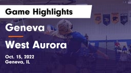 Geneva  vs West Aurora Game Highlights - Oct. 15, 2022