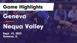 Geneva  vs Nequa Valley Game Highlights - Sept. 13, 2023