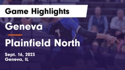 Geneva  vs Plainfield North Game Highlights - Sept. 16, 2023