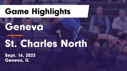 Geneva  vs St. Charles North Game Highlights - Sept. 16, 2023