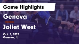 Geneva  vs Joliet West Game Highlights - Oct. 7, 2023