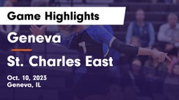 Geneva  vs St. Charles East  Game Highlights - Oct. 10, 2023