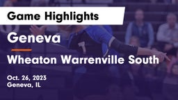 Geneva  vs Wheaton Warrenville South Game Highlights - Oct. 26, 2023