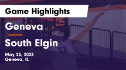 Geneva  vs South Elgin  Game Highlights - May 23, 2023