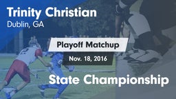 Matchup: Trinity Christian vs. State Championship 2016