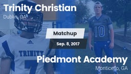 Matchup: Trinity Christian vs. Piedmont Academy  2017