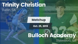 Matchup: Trinity Christian vs. Bulloch Academy 2019