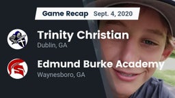 Recap: Trinity Christian  vs. Edmund Burke Academy  2020