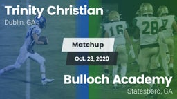 Matchup: Trinity Christian vs. Bulloch Academy 2020