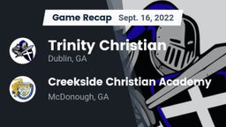 Recap: Trinity Christian  vs. Creekside Christian Academy 2022