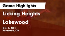 Licking Heights  vs Lakewood  Game Highlights - Oct. 7, 2021