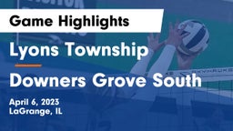 Lyons Township  vs Downers Grove South  Game Highlights - April 6, 2023