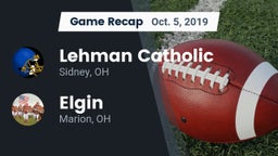 Recap: Lehman Catholic  vs. Elgin  2019