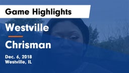 Westville  vs Chrisman Game Highlights - Dec. 6, 2018