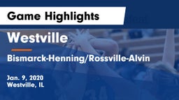 Westville  vs Bismarck-Henning/Rossville-Alvin Game Highlights - Jan. 9, 2020