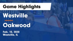 Westville  vs Oakwood  Game Highlights - Feb. 10, 2020