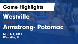 Westville  vs Armstrong- Potomac Game Highlights - March 1, 2021