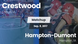Matchup: Crestwood High vs. Hampton-Dumont  2017